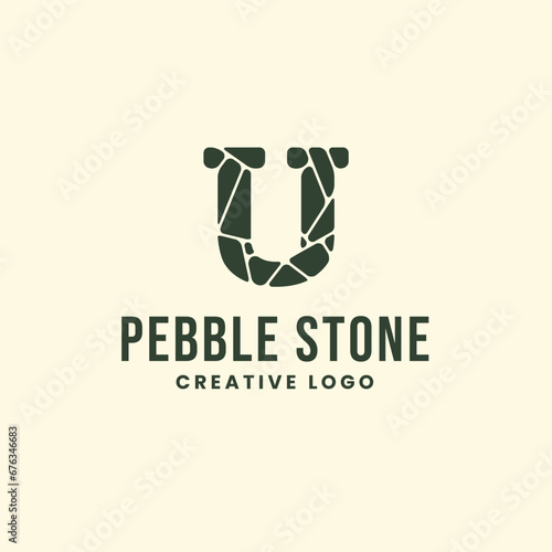 U Stone Pebbles Logo