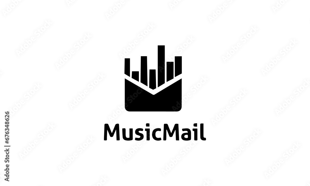 MUSIC MAIL logo design