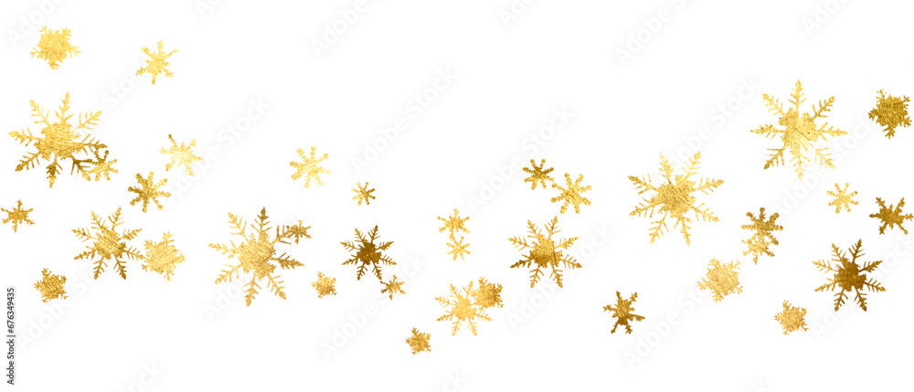 Gold sparkle splatter border .Gold Foil Frame Gold brush stroke on transparent background.