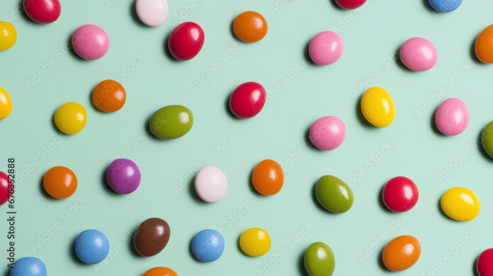A vibrant array of scattered colorful candies on a background, symbolizing the food safety concept and highlighting concerns about potentially dangerous and toxic food additives. A vibrant array of scattered colorful candies on a background, symbolizing the food safety concept and highlighting concerns about potentially dangerous and toxic food additives.