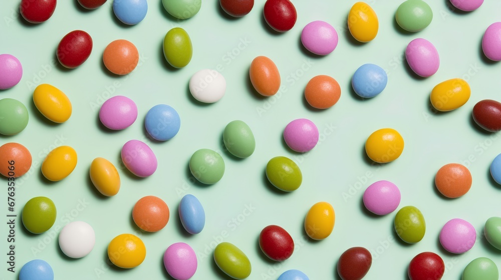 A vibrant array of scattered colorful candies on a background, symbolizing the food safety concept and highlighting concerns about potentially dangerous and toxic food additives. A vibrant array of scattered colorful candies on a background, symbolizing the food safety concept and highlighting concerns about potentially dangerous and toxic food additives.