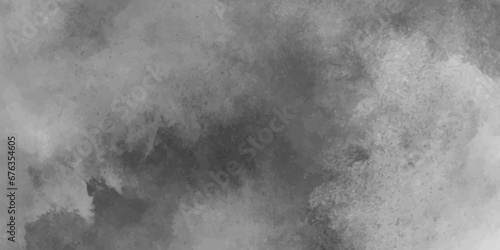 Abstract texture of black and white brush painted aquarelle silver ink effect white watercolor,grunge white or grey watercolor painting background,Concrete old and grainy wall white color grunge textu