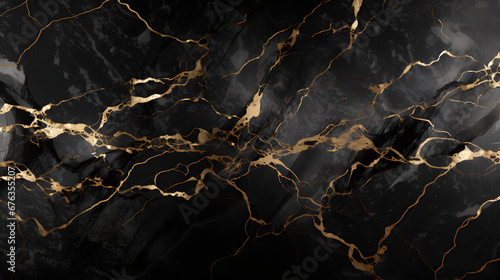 Black marble gold pattern luxury texture marbe texture. generative AI.