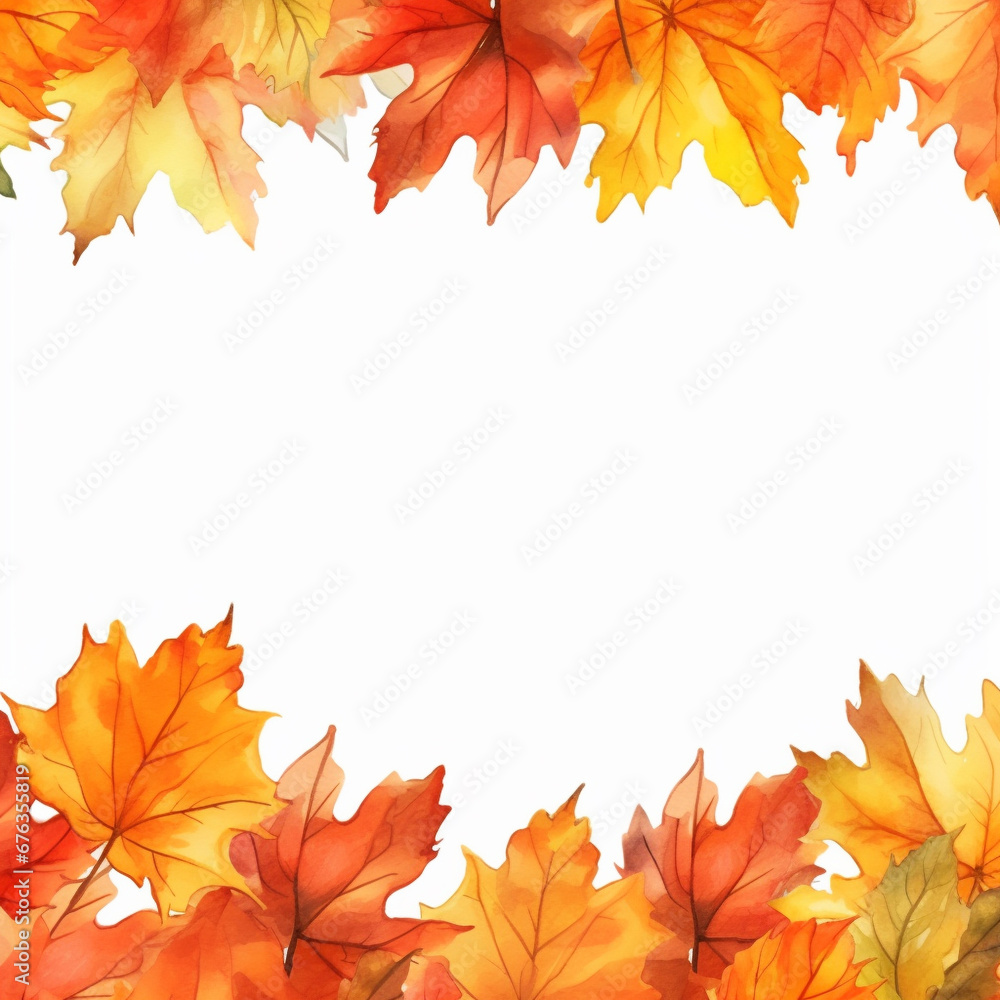 Fototapeta premium beautiful autumn leaves trees and background HD 8K wallpaper Stock Photographic Image