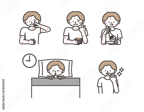 肌が荒れてから治るまで