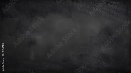 Black texture chalk board and black board background marble texture. generative AI.