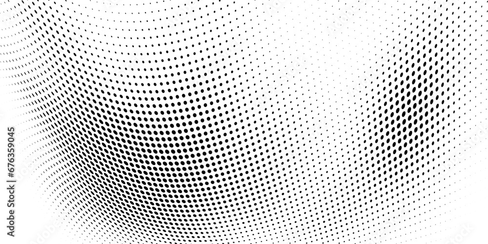 Abstract halftone wave dotted background. Futuristic twisted grunge pattern, dot, circles. Vector modern optical pop art texture for posters, business cards, cover, labels mock-up, stickers layout Abstract halftone wave dotted background. Futuristic twisted grunge pattern, dot, circles. Vector modern optical pop art texture for posters, business cards, cover, labels mock-up, stickers layout