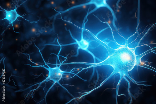 Graphics neuron of human nervous system.