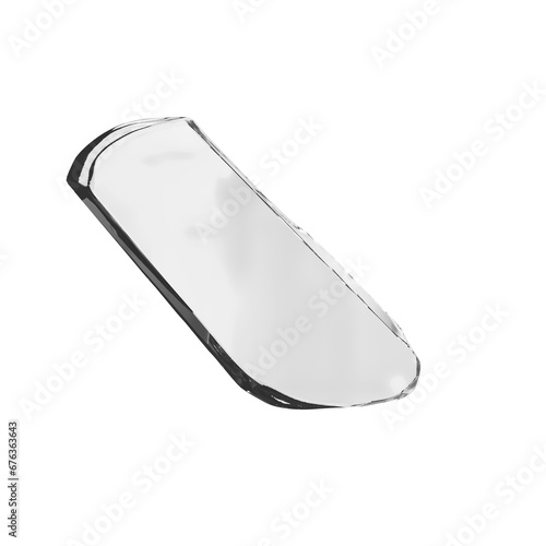 Broken glass texture isolated cracks on a white background. Broken glass png, fragments png. Crack, pieces of glass PNG. Macro camera pieces of glass.