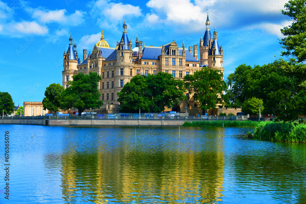 Schwerin Castle is located in the city of Schwerin, Germany.