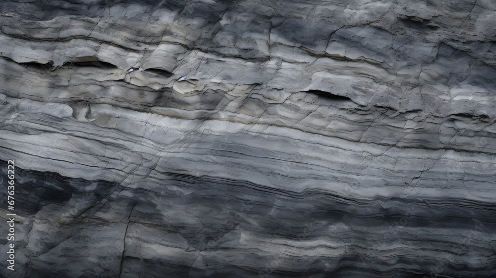 Dark grey travertine stone background texture. generative AI.