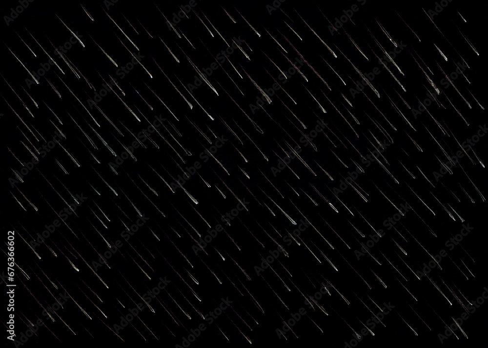 Cute rainy pattern. Pencil sketch Cute rainy pattern. Pencil sketch