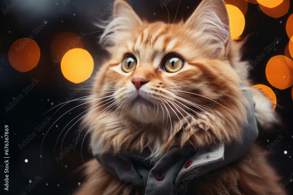 Illustration of a ginger Cat 