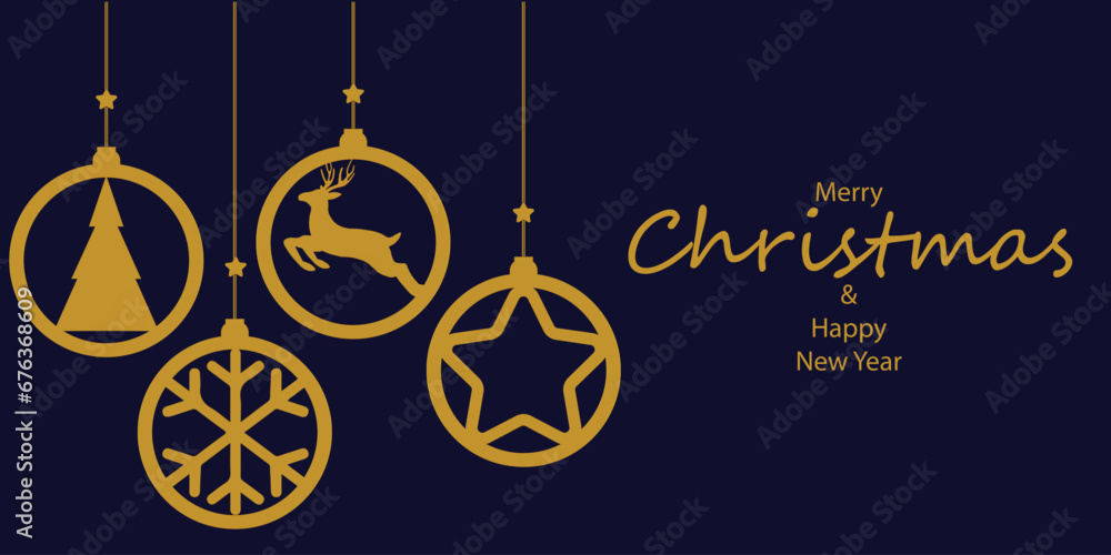 Christmas background. Christmas hanging. Christmas tree. Christmas decoration. winter holiday. banner, Greeting card, poster