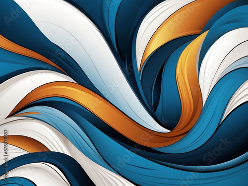 abstract background with waves