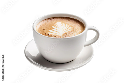 Coffee Cup Isolated on Transparent Background, PNG, Generative Ai