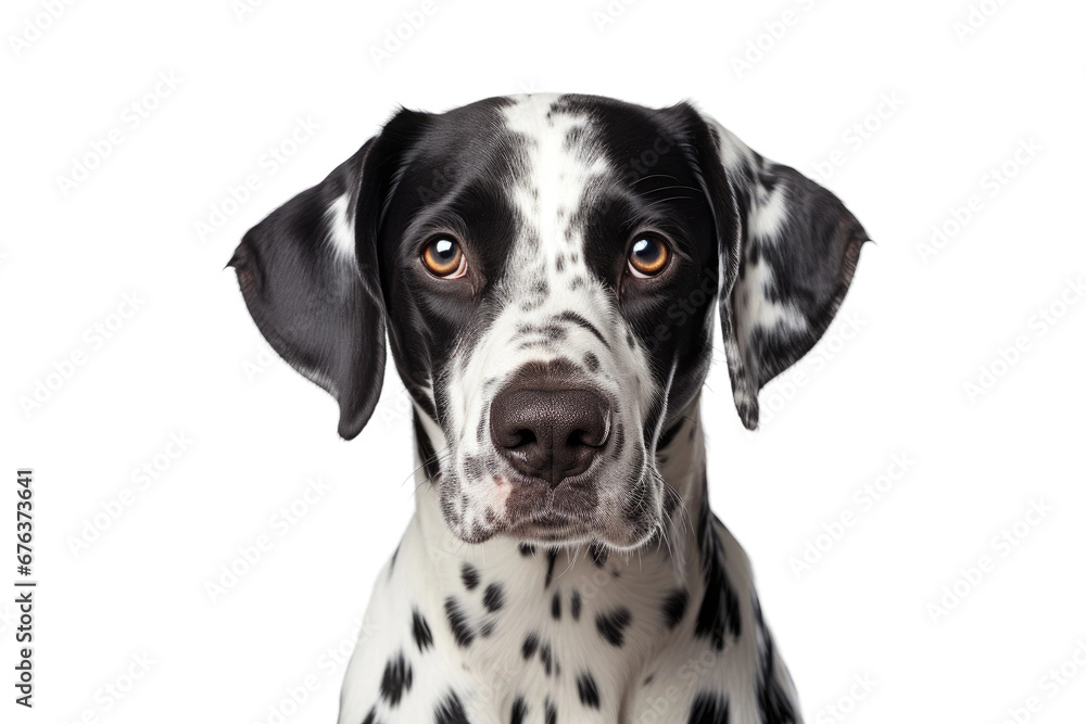 Unique Breed of Dog on Transparent Background, PNG, Generative Ai