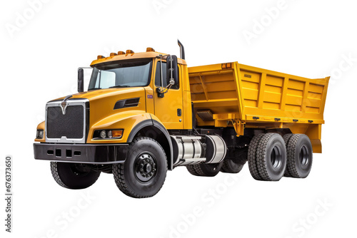 Trash Carrying Truck on Transparent Background, PNG, Generative Ai