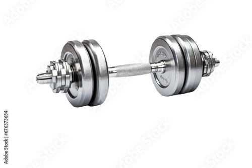 Dumbbells Isolated on Transparent Background, PNG, Generative Ai