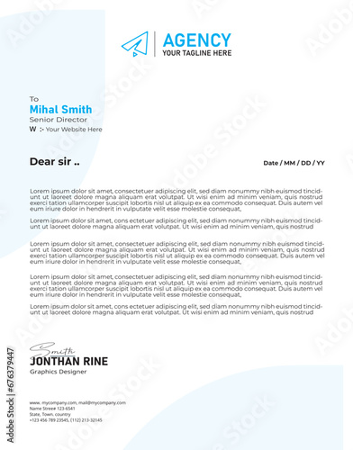 Free vector corporate identity template, Free best vector modern company letterhead