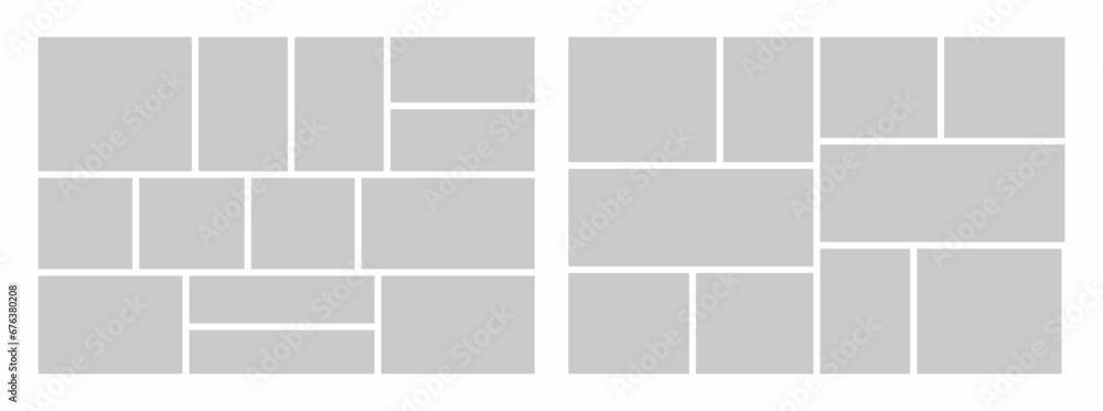 Pictures or photos frame collage and digital photo wall template Pictures or photos frame collage and digital photo wall template