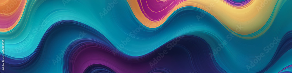 Fototapeta premium Ethereal palette , a symphony of abstract colors, colorful patterns. Beauty on wallpaper. Generative AI