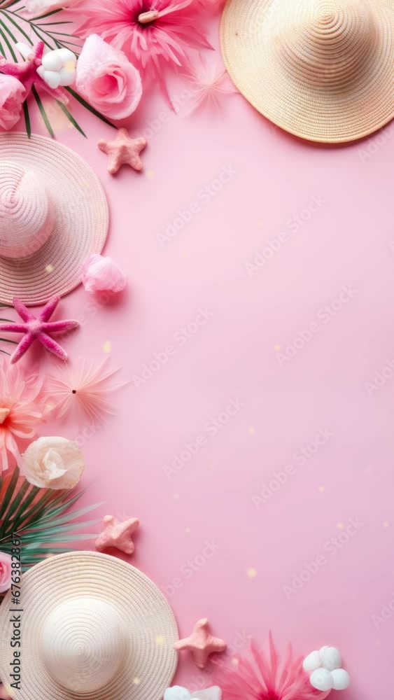 Vertical video summer background. Vertical video summer background.