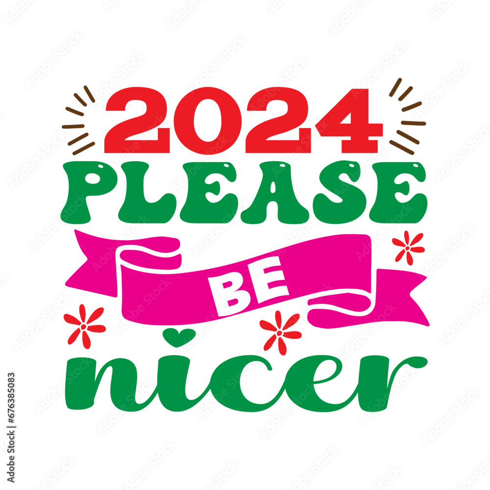 Fototapeta premium Happy New Year 2024 Svg Bundle,Happy New Year Svg Bundle,Happy New Year 2024, Heather Roberts Art, Cricut Cut Files 