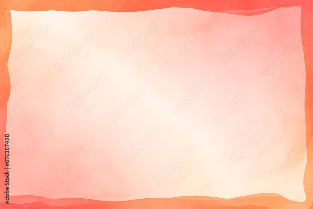 Abstract Salmon color ornate background. Invitation and celebration card.
