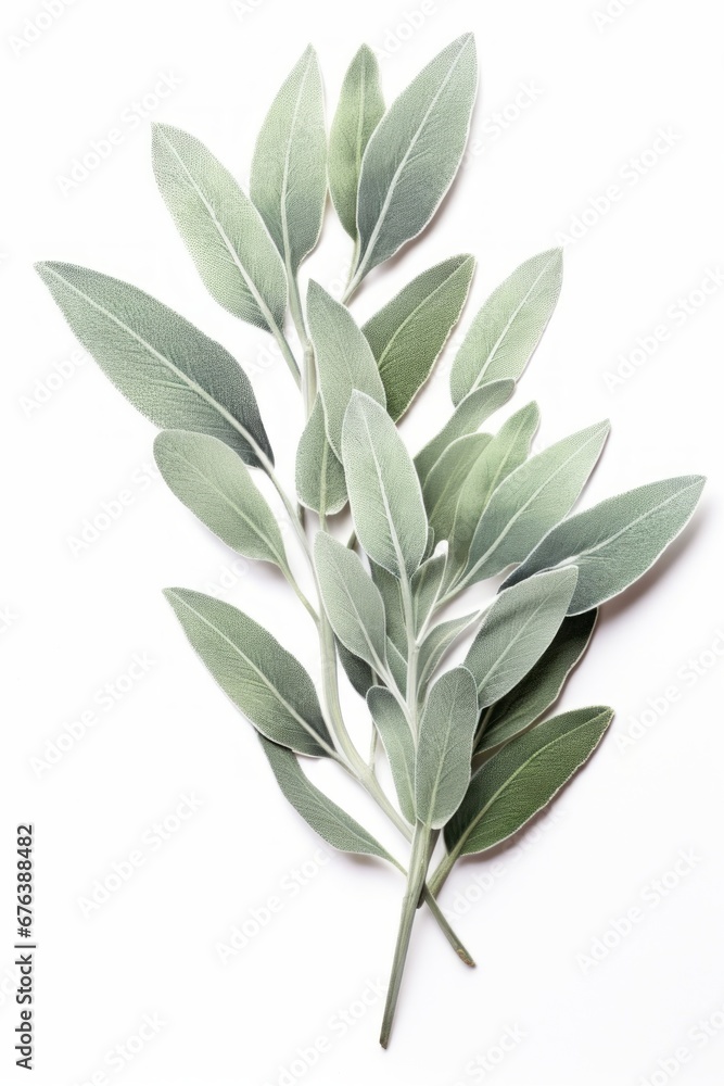 Bunch sage of isolated on a white background