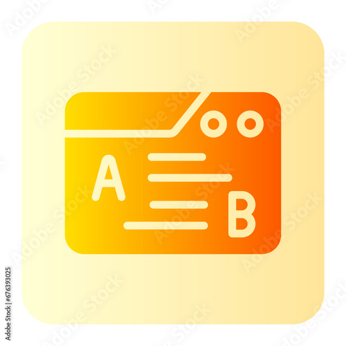 translator gradient icon