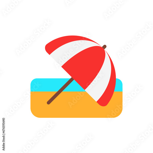 Beach with Umbrella