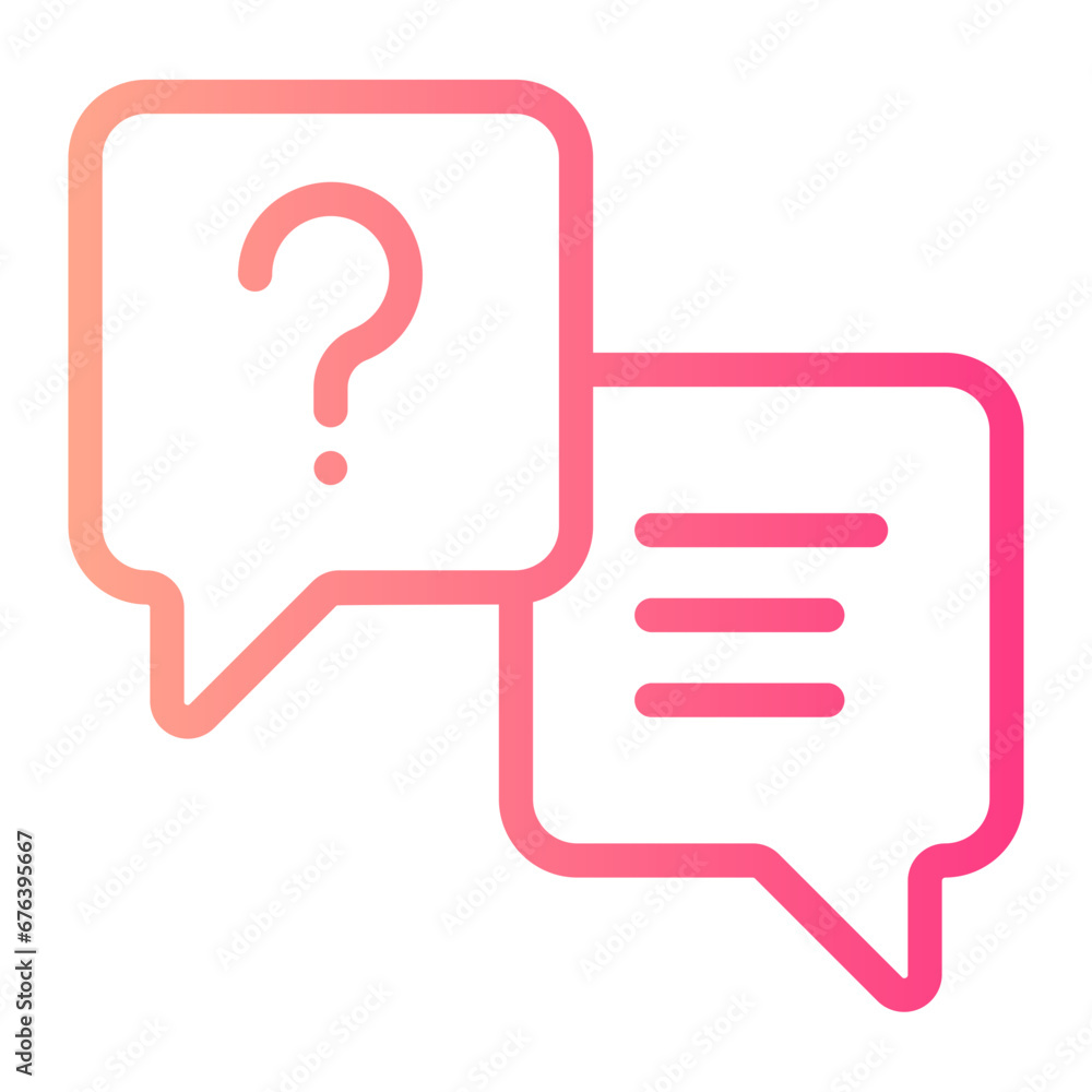 question gradient icon question gradient icon
