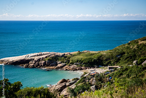 sunrise in florianopolis, sunny morning on the beach, sunny morning, camping at sunrise.