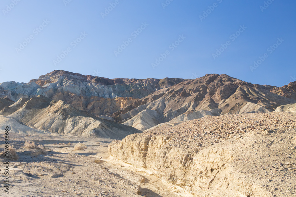 Colorful rock formations at Death Valley National Park, California