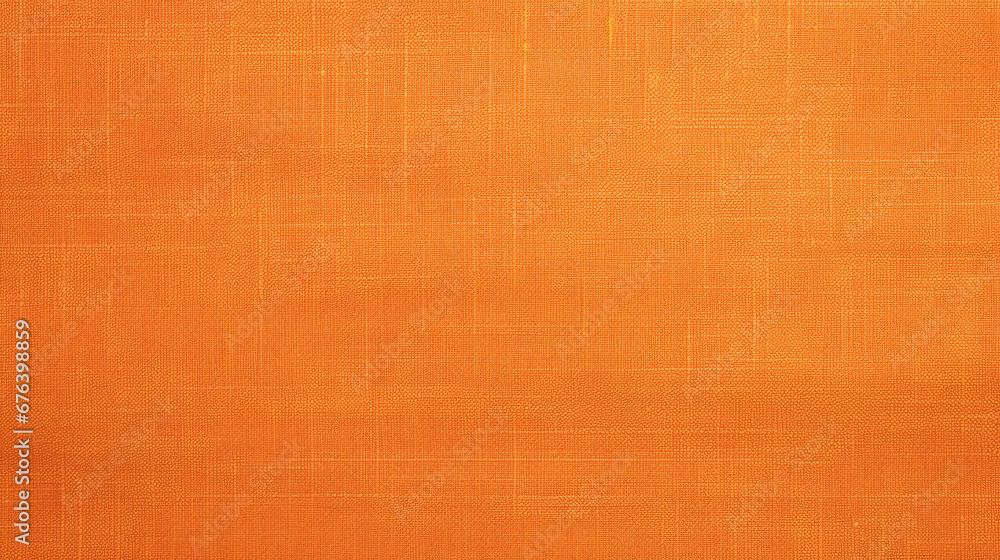 Fototapeta premium Orange Linen Texture Background, Ideal for Cloth-related Designs.