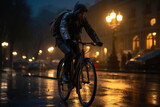 Night Ride in the Rain
