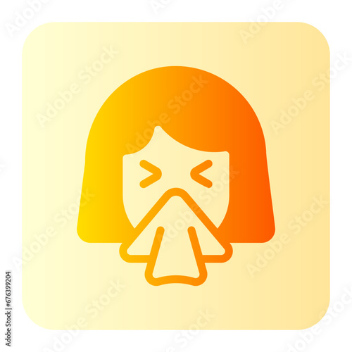 sneeze gradient icon