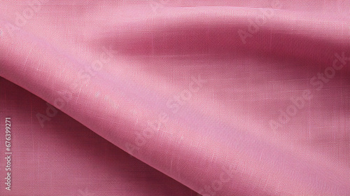 Pink Linen Texture Background, Ideal for Cloth-related Designs.