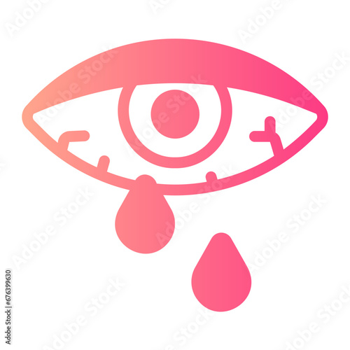 conjunctivitis gradient icon