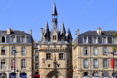 France, Aquitaine Gironde, Bordeaux, la porte Cailhau est une ancienne porte défensive de la ville, elle est classée monument historique. photo
