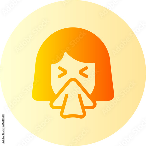 sneeze gradient icon