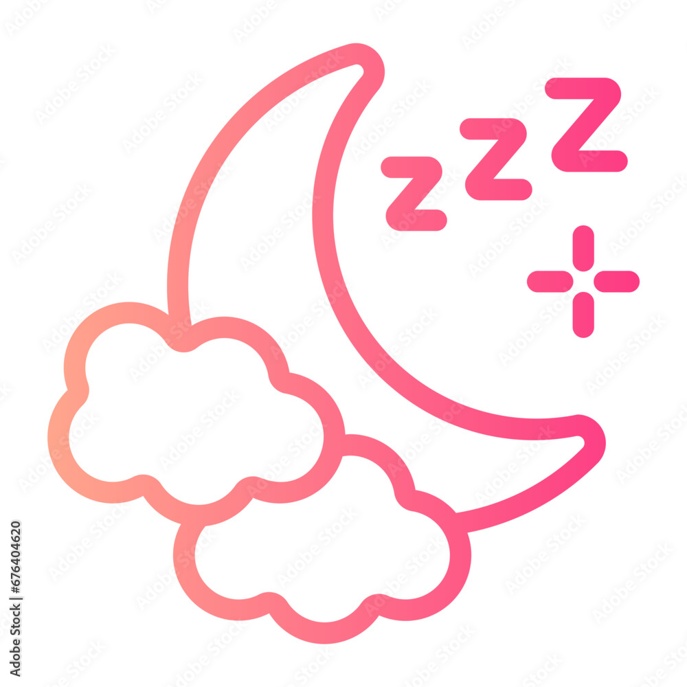 sleep gradient icon