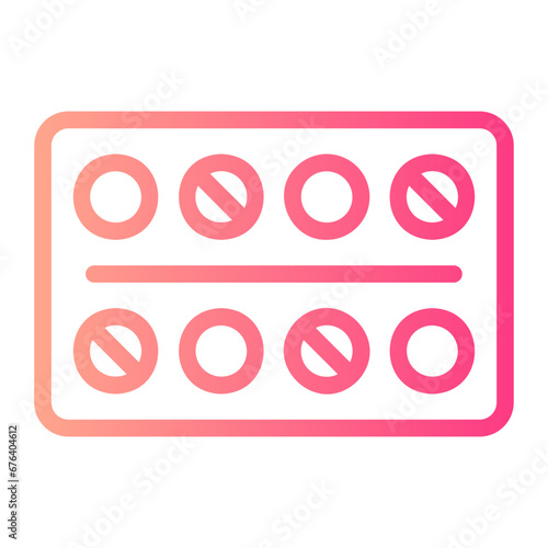 pill gradient icon