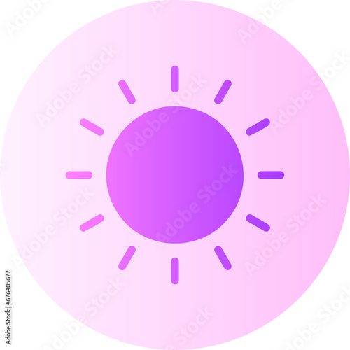 sun gradient icon