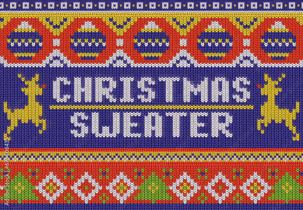 Christmas Sweater Effect Mockup Stock Template | Adobe Stock