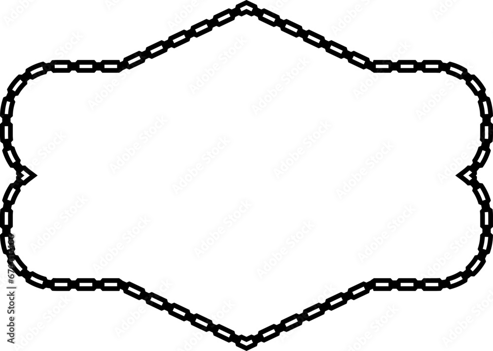 Rectangle shape Chain round frame Chain let design texture decorative vintage frames silhouette black ornamental label frames banners vector retro badges elements symbols ornate ribbon borders isolate Rectangle shape Chain round frame Chain let design texture decorative vintage frames silhouette black ornamental label frames banners vector retro badges elements symbols ornate ribbon borders isolate