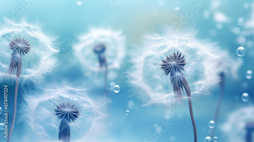 Dandelion Macro Photography  Abstract Flower Seeds Closeup