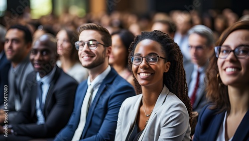 Professional Audience at Indoor Business Conference