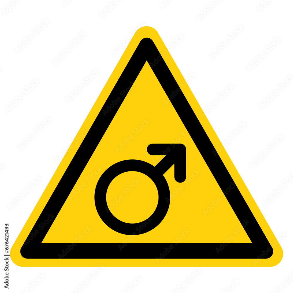 No Male Symbol, Vector Illustration, Isolate On White Background Label. EPS10 No Male Symbol, Vector Illustration, Isolate On White Background Label. EPS10